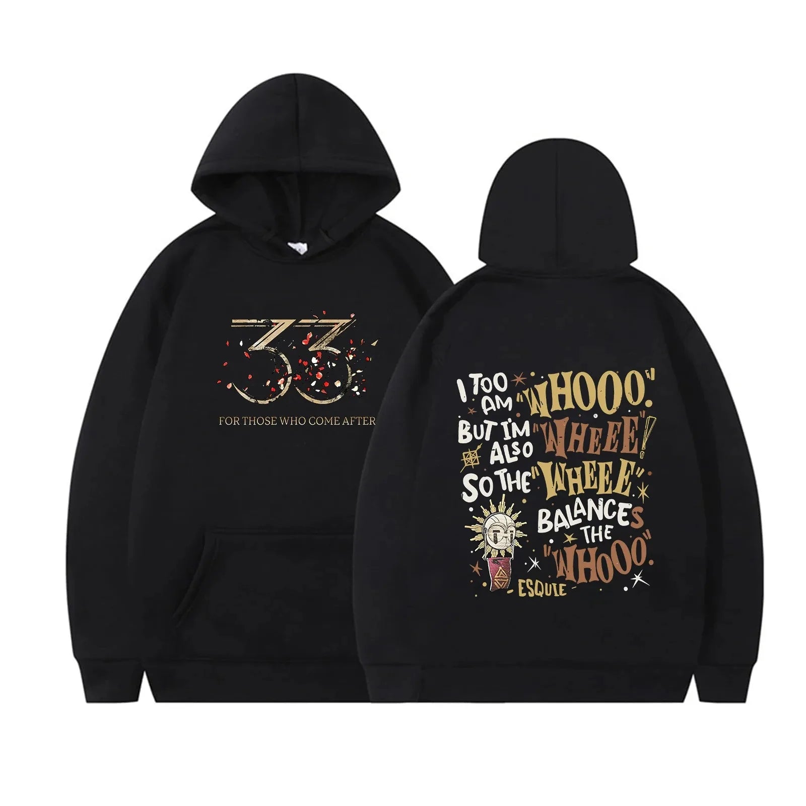 2026 Esquie Clair Obscur Expedition 33 Hoodie Expedition 33 Graphic Sweatshirt Game Inspired Vintage Fashion Hoodies Unisex